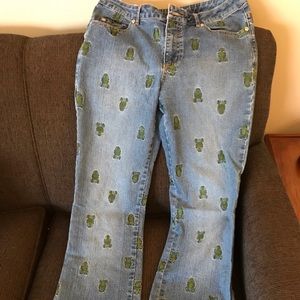 Lily Pulitzer denim lobster jeans
